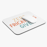 Mouse Pad — "Zero Fricatives Given" Funny Linguist Desk Accessory
