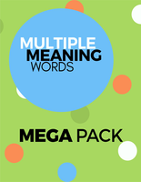 Multiple Meaning Words Mega Pack