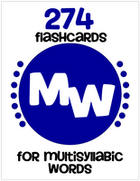 Multi-Syllabic Word Flashcards