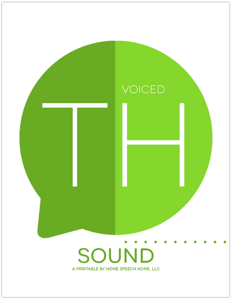 Voiced TH Sound Flashcards