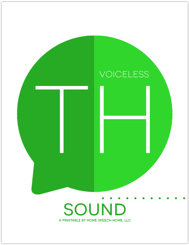 Printable Speech Therapy Flashcards for Kids&Adults|Voiceless TH Sound ...